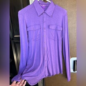 Cowgirl Tuff blouse Purple Small